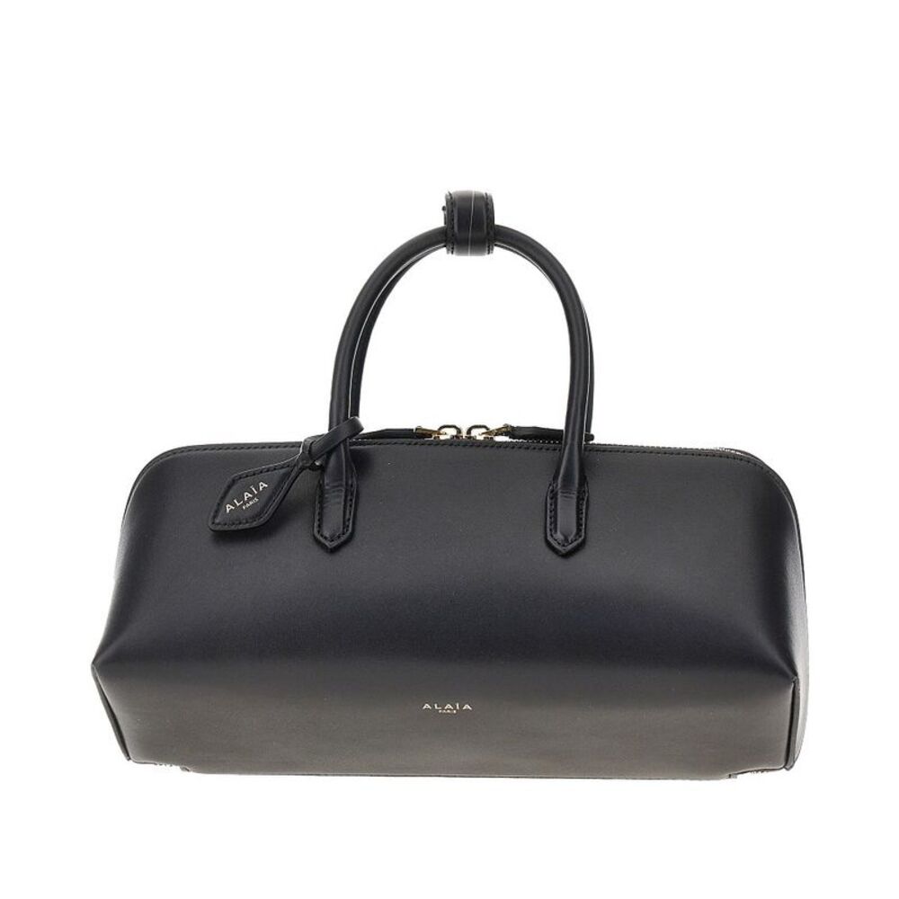 Alaia Women Box Leather Small 'Delta' Bag